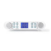 FM-Radio | Keukenradio Onderbouw | 30 Voorkeurstations | Display met Automatische Dimmer | Wit