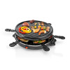 Gourmet / Raclette | Grill | 6 Personer | Spatel | Non-stick beläggning | Runda