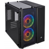 Corsair Crystal 280X - PC - Steel - Tempered glass - Black - micro ATX - Gaming - 15 cm