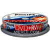 DVD+RW 4,7 GB Philips 4x maxhastighet i kakbox 10-pack