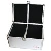 Nierle DJ case Suitable for 200 CD/DVD/Blu-ray, ABS, Silver