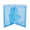 Elite Blu-ray cases for 6 discs, 14 mm, Blue, Transparent, 10-pack