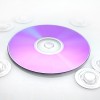 Self-adhesive CD Clips 100-pack - transparent