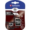 Verbatim Premium Carte mémoire Secure Digital micro SDHC-UHS I, 32 Go, Class 10, 30 Mo/s Vitesse de lecture, avec adaptateur SD/SDHC