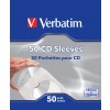 Verbatim CD Sleeves 50pk - Paper Sleeve