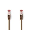 CAT6 S / FTP Nätverkskabel RJ45 \(8P8C\) Hane - RJ45 \(8P8C\) Hane 7.50 m Brun