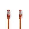 Câble Réseau Cat 6 S/FTP | RJ45 Mâle - RJ45 Mâle | 10 m | Orange