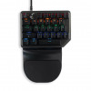 MediaRange Gaming Series wired mechanical gaming keypad with 27 buttons and 8 color modes, black / silver