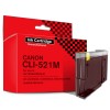 Cartuccia d´inchiostro, Compatibile, Sostituisce Canon CLI-521M, Con chip, 10 ml, Magenta